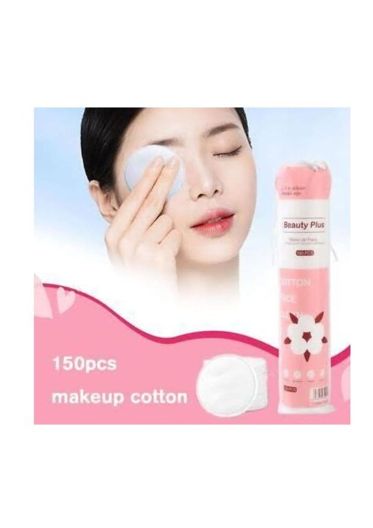Disques de Coton Démaquillants Douceur BEAUTY PLUS 150PCS